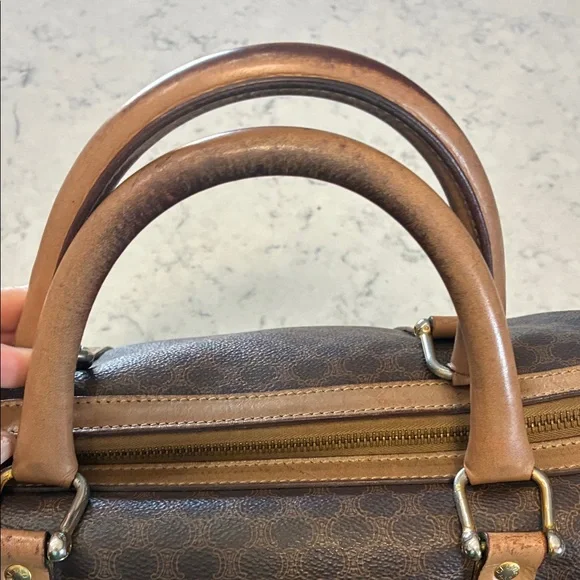 Pre-Loved Céline Vintage Macadam Boston Bag - Picture 7 of 7